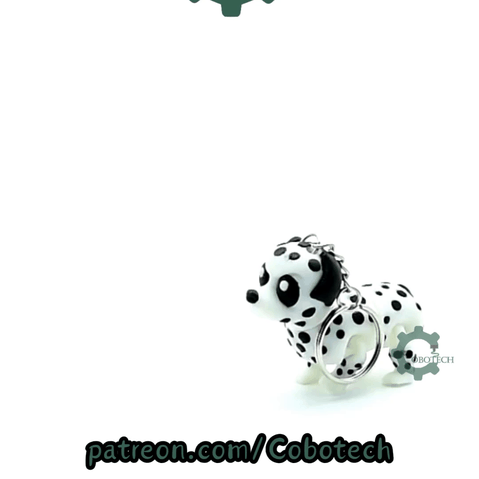 Cobotech-Grumpy Dalmatian Articulated Keychain_11.gif