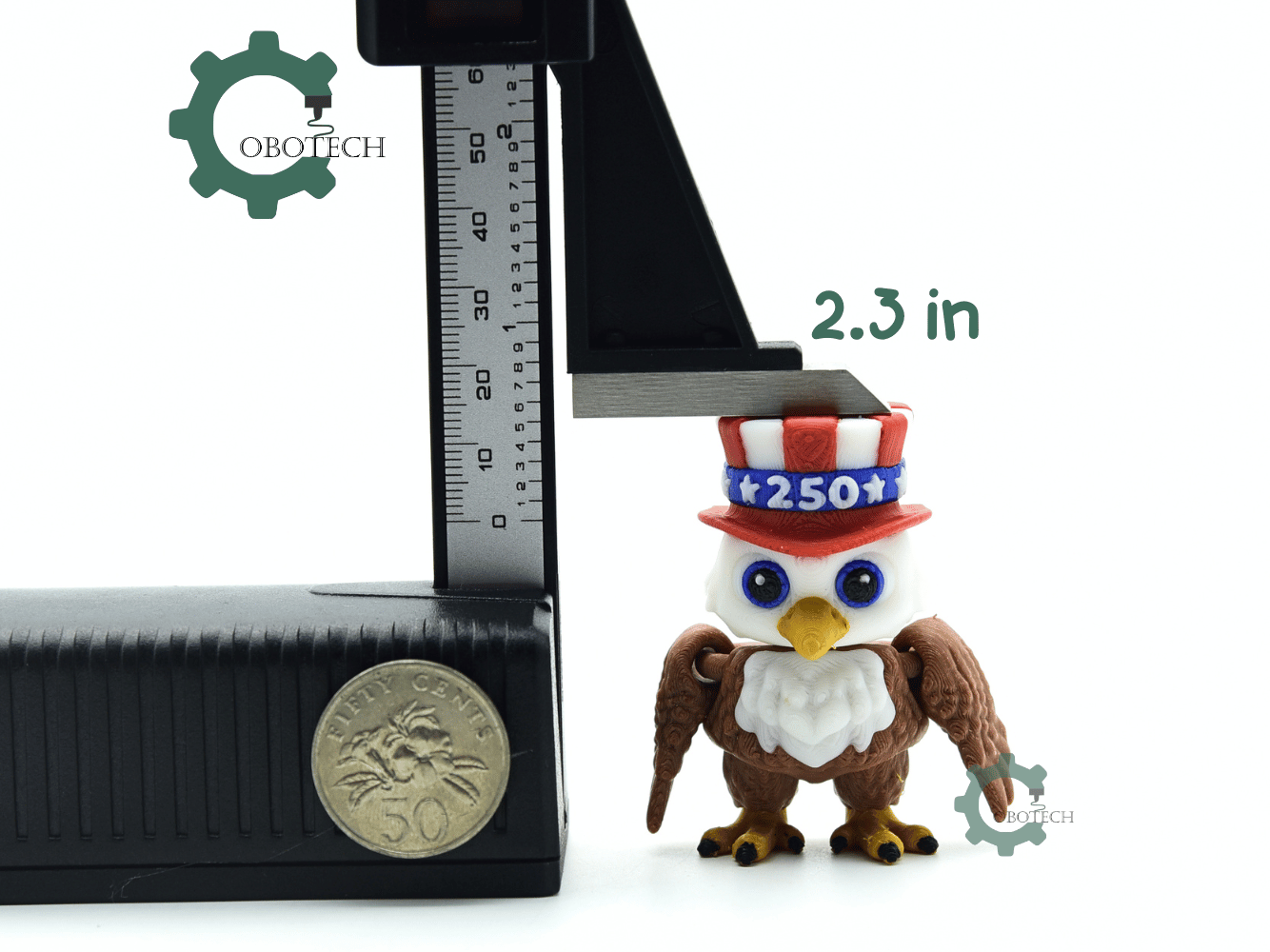 Cobotech-America 250 Eagle for July 4th Articulated Keychain_03.png