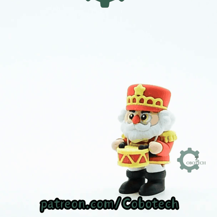 Cobotech-Christmas Cute Nutcracker Articulated Keychain_10.gif