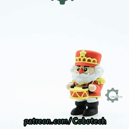 Cobotech-Christmas Cute Nutcracker Articulated Keychain_10.gif
