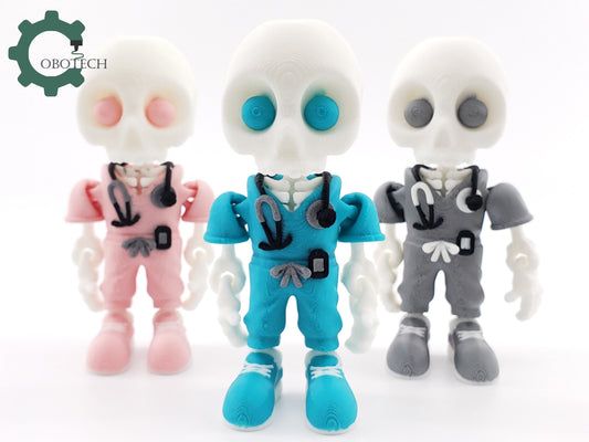 Digital Downloads Cobotech Articulated Skelly Nurse by Cobotech