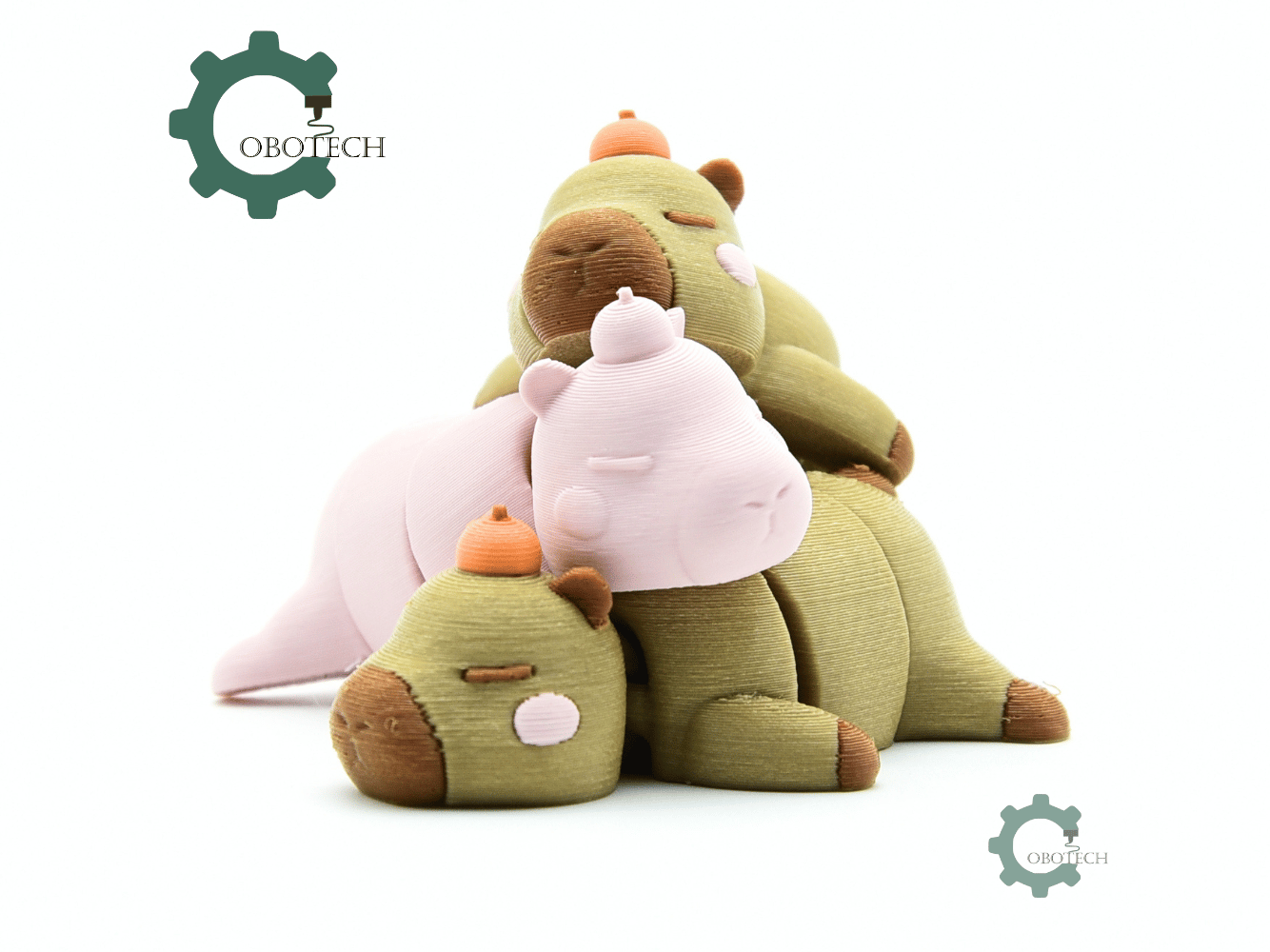 Cobotech-Sleepy Capybara Buddy Articulated Keychain_07.png