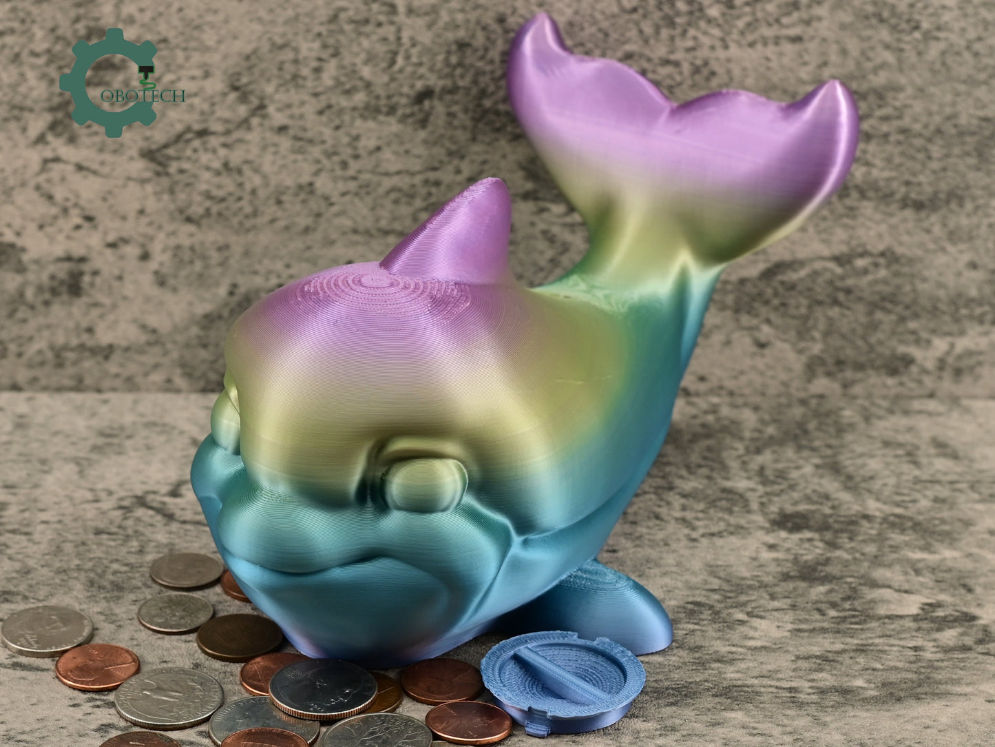 Digital Downloads Dolphin Piggy Bank