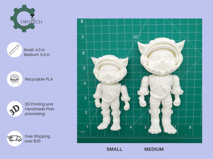 DIY Cat Astronaut Painting Kit, DIY Painting Gift, Craft Kit, Party Favors