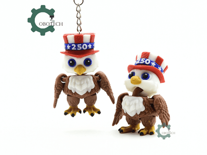 Cobotech-America 250 Eagle for July 4th Articulated Keychain_01.png