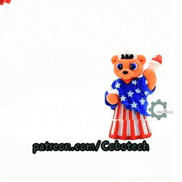 Cobotech-Patriotic Bear Articulated Keychain_10.gif