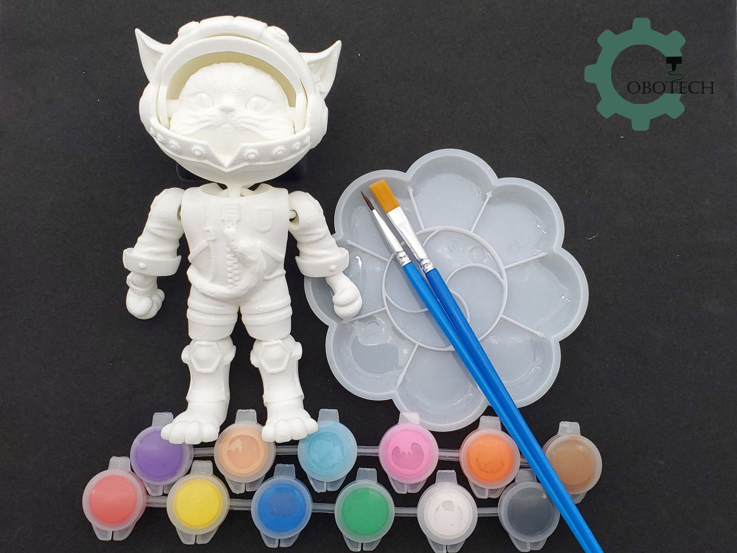 DIY Cat Astronaut Painting Kit, DIY Painting Gift, Craft Kit, Party Favors