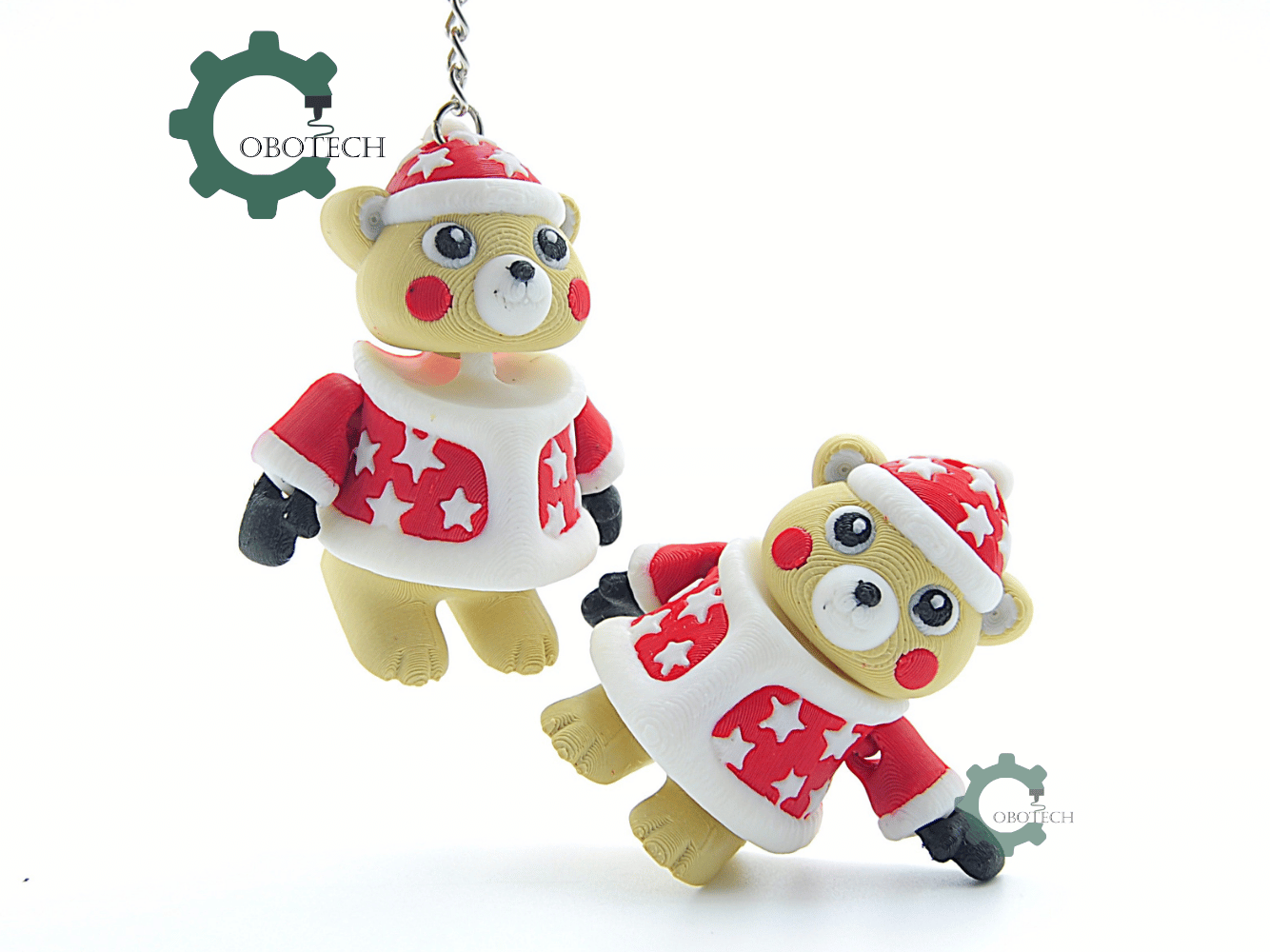 Cobotech-Winter Polar Bear Friend Articulated Keychain_01.png
