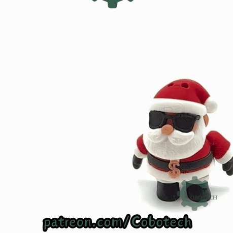 Cobotech-Cool Santa Christmas Articulated Keychain_10.gif