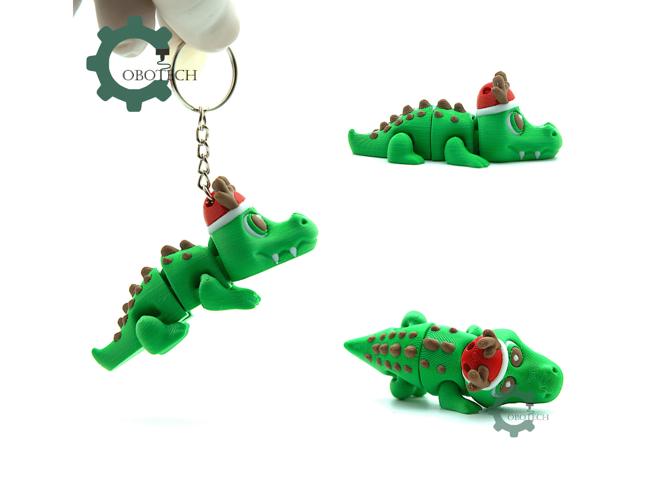 Cobotech-Christmas Alligator Articulated Keychain_02.png