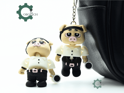 Cobotech-Burnout Pig with Coffee Cup Articulated Keychain_05.png