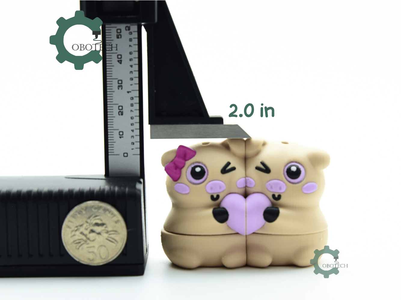 Cobotech-Cute Piggy Couple Magnet Articulated Keychain_03.png