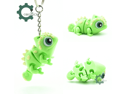 Cobotech-Playful Gecko Duo Articulated Keychain_02.png