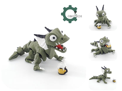 Digital Downloads Cobotech Articulated Tipsy Dragon by Cobotech