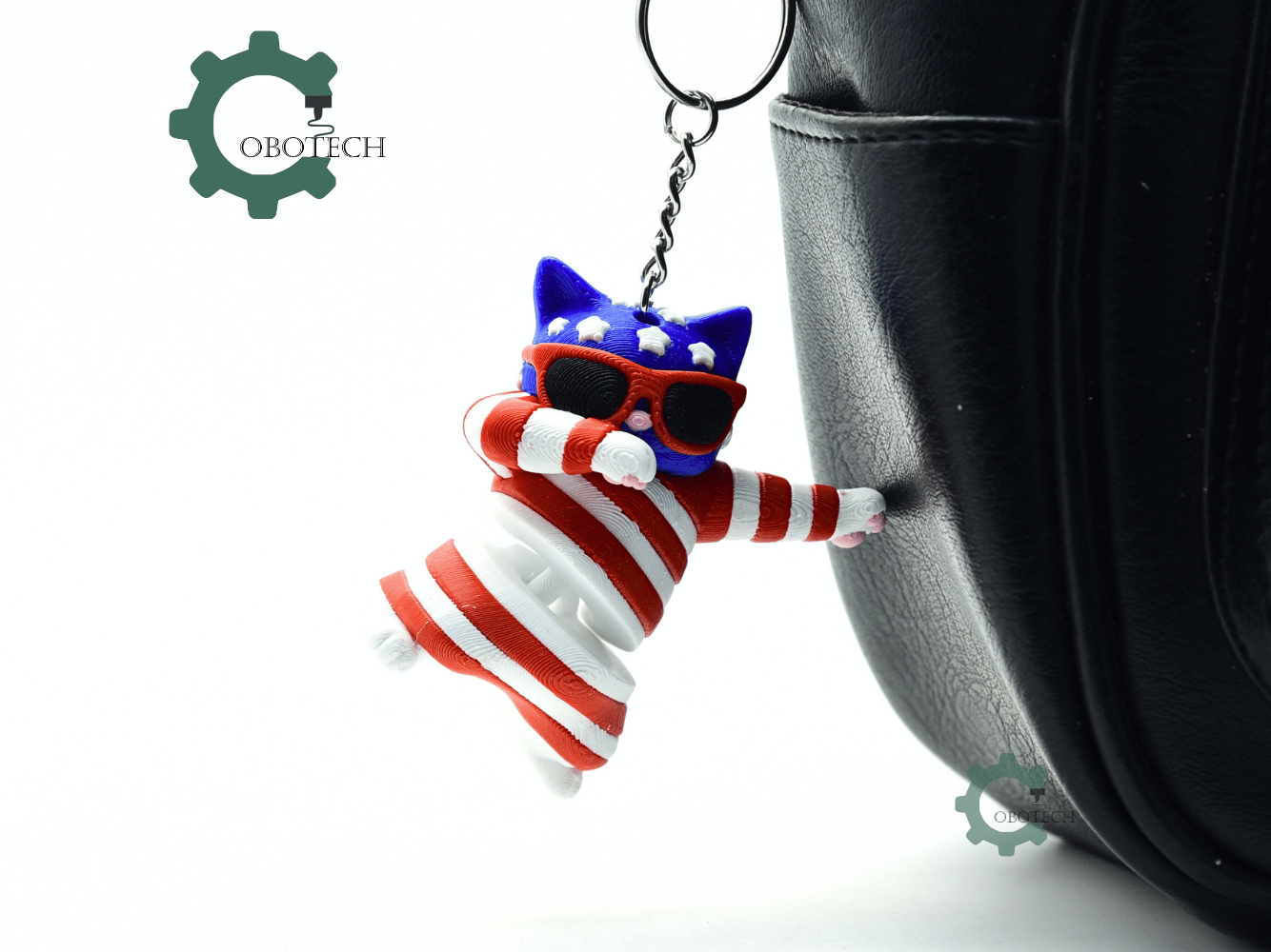 Cobotech-Patriotic Dabbing Cat for July 4th Articulated Keychain_06.png