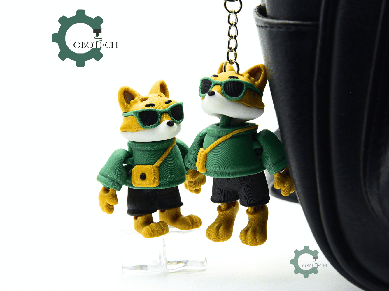 Cobotech-Cool Fox for Animal Lovers Articulated Keychain_05.png