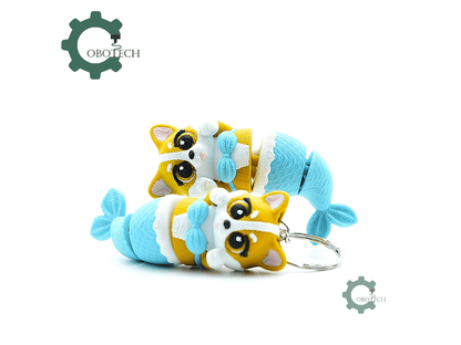 Cobotech-Corgi Mermaid Magnet-Insert Articulated Keychain_09.png