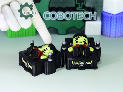 Cobotech-Frankenstein in Bed Flexi Clicker Keychain_01.jpg