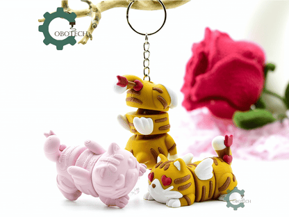 Cobotech-Valentine Cupid Cat Articulated Keychain_04.png