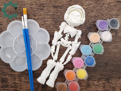 DIY Astronaut Skeleton Painting Kit, DIY Painting Gift, Craft Kit, Party Favors