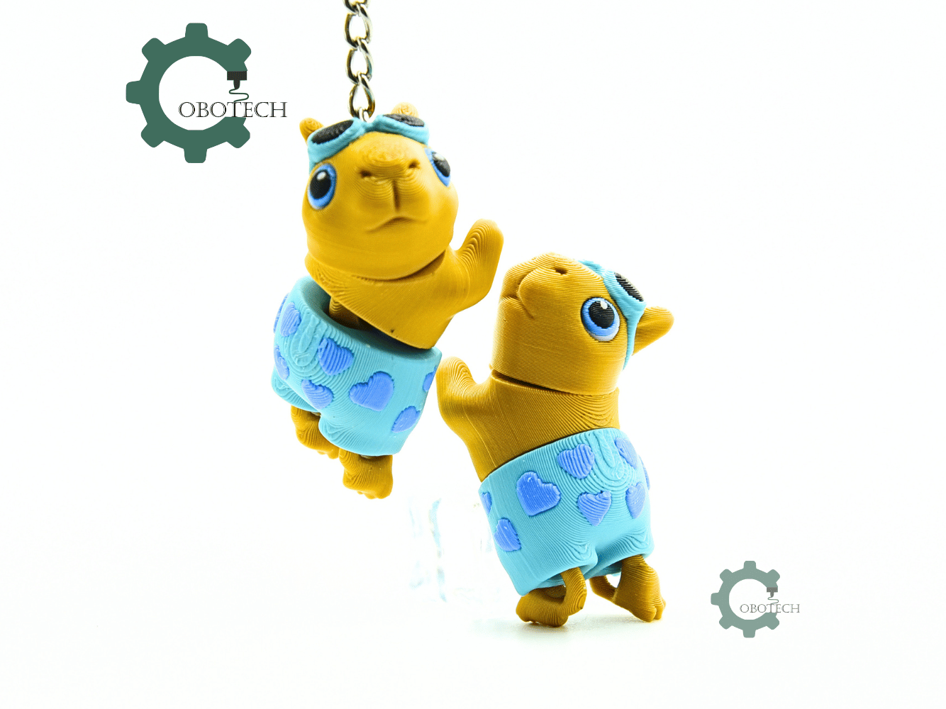 Cobotech-Beach Chill Capybara Articulated Keychain_01.png