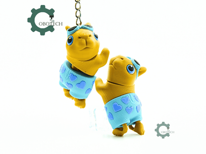 Cobotech-Beach Chill Capybara Articulated Keychain_01.png