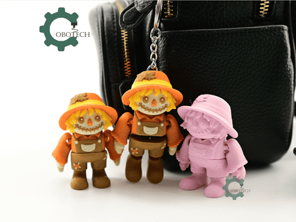 Cobotech-Thanksgiving Cheerful Scarecrow Articulated Keychain_04.png