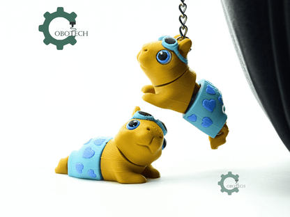 Cobotech-Beach Chill Capybara Articulated Keychain_05.png