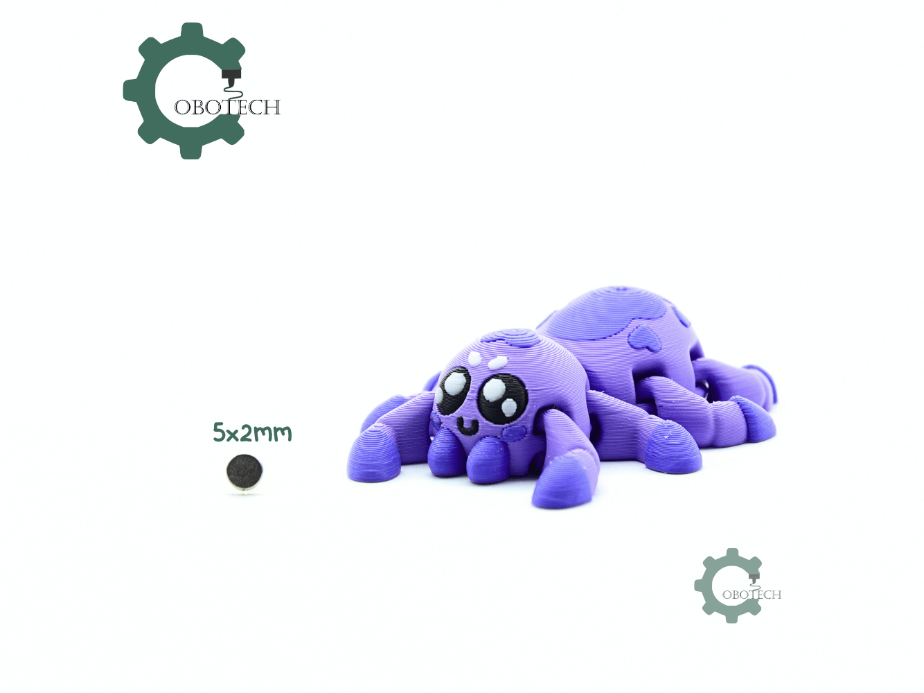 Cobotech-Playful Spider Buddy Articulated Keychain_03.png