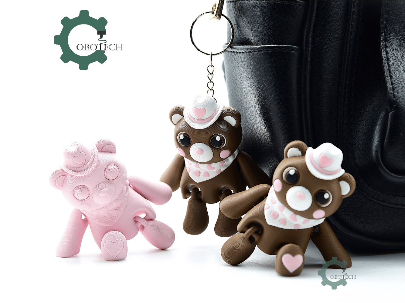 Cobotech-Cowboy Teddy Bear Articulated Keychain_04.png