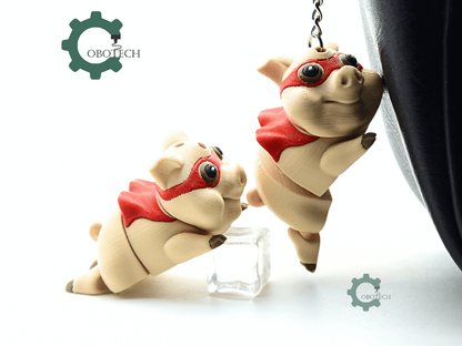 Cobotech-Playful Superhero Pig Articulated Keychain_05.png