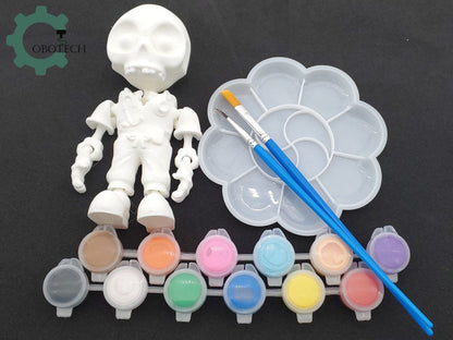 DIY Skelly Nurse Painting Kit, DIY Painting Gift, Craft Kit, Party Favors