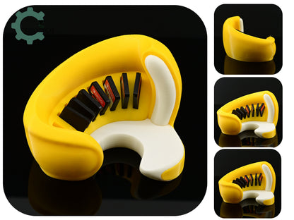 3D Print Game Card Holder Banana Sofa by Cobotech, Game Card Organizer, Desk/Home Decor, Cool Gift