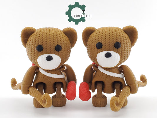 Digital Downloads Cobotech Articulated Crochet Cupid Bear by Cobotech