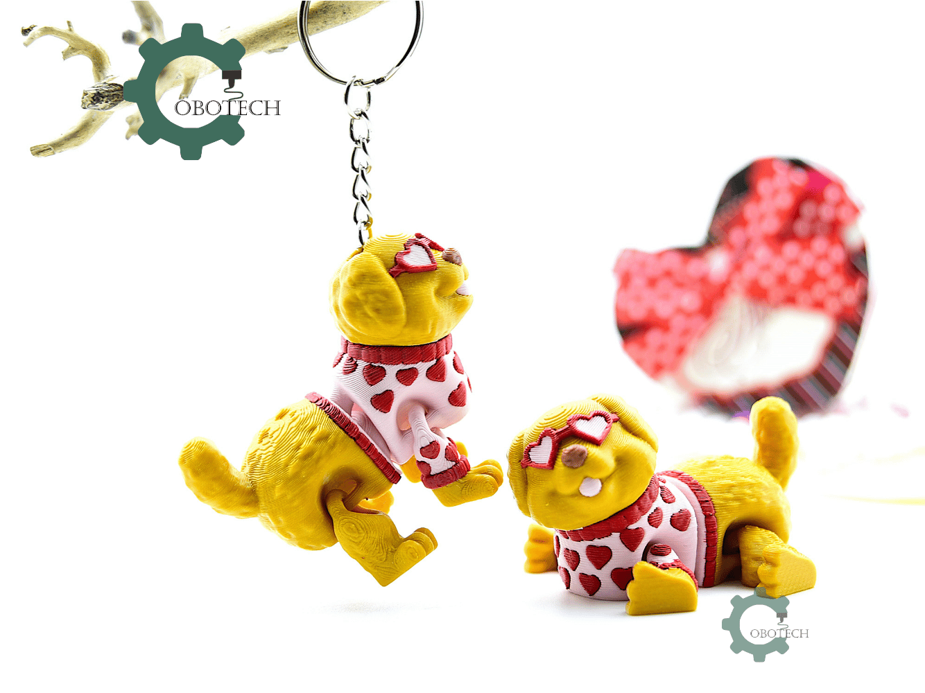 Cobotech-Valentine's Golden Retriever Articulated Keychain_05.png