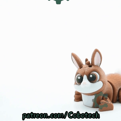 Cobotech-Grumpy Bunny Articulated Keychain_10.gif