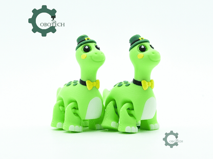 Cobotech-St Patricks Cute Dinosaur Articulated Keychain_08.png