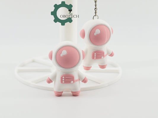 3D Printed Astronaut Coin Storage Keychain by Cobotech, Unique Astronaut Keychain Gifts, Cool Gift