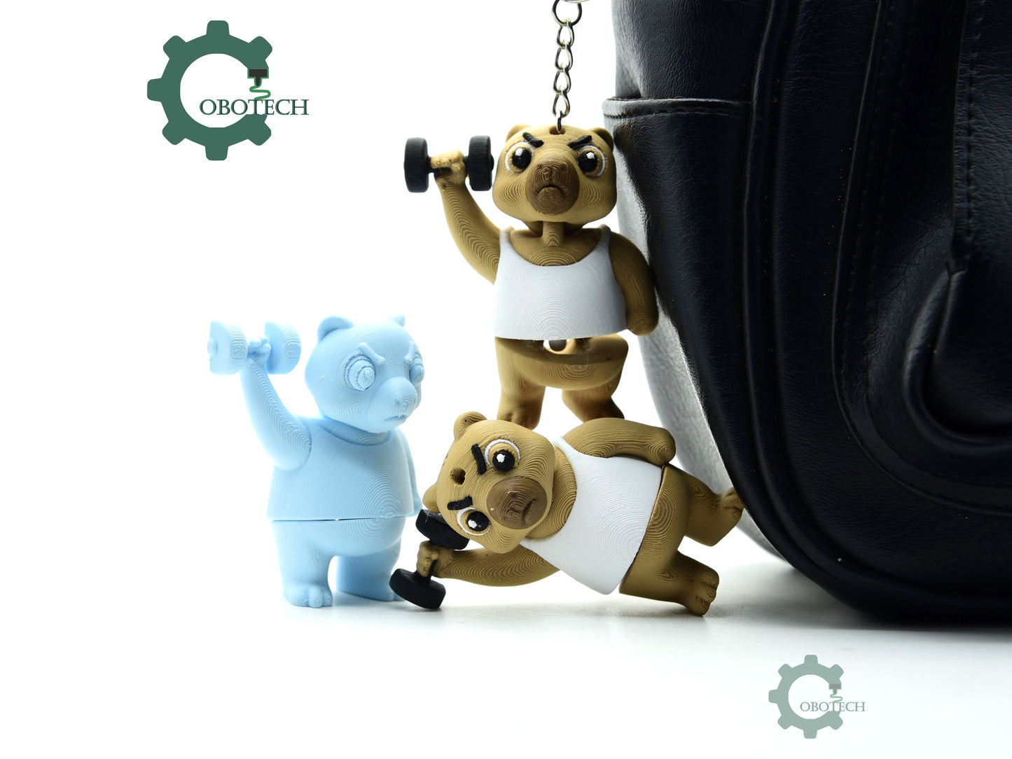 Cobotech-Capybara Gym Buddies Articulated Keychain_03.jpg