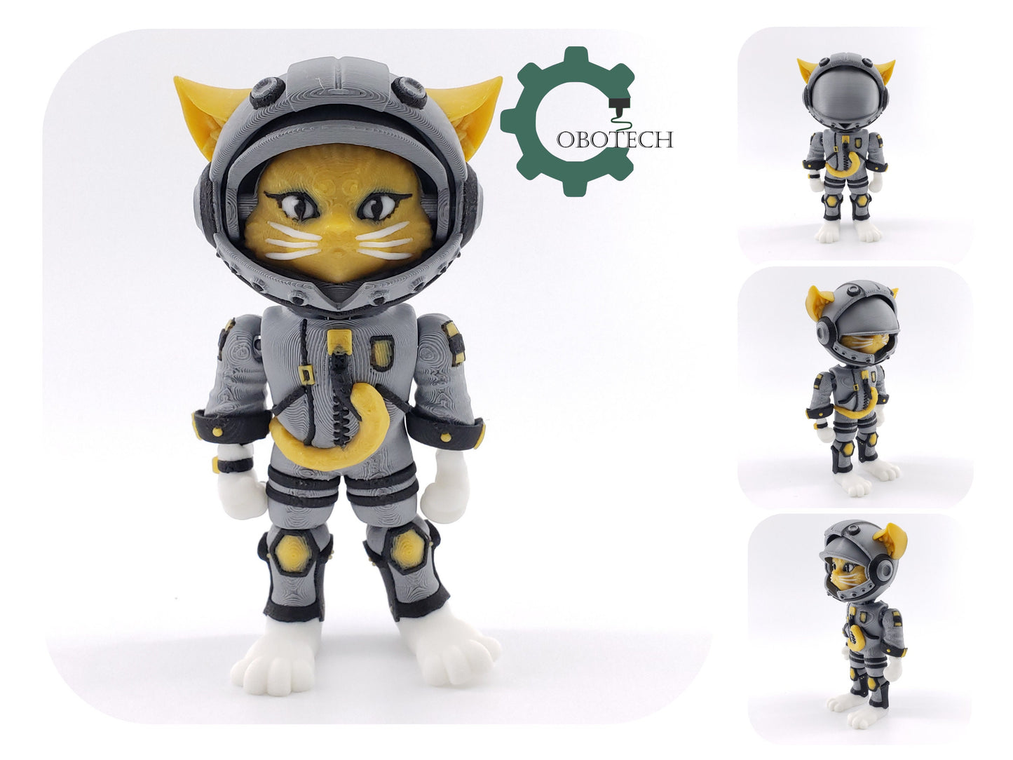 Digital Downloads Cobotech Articulated Cat Astronaut by Cobotech