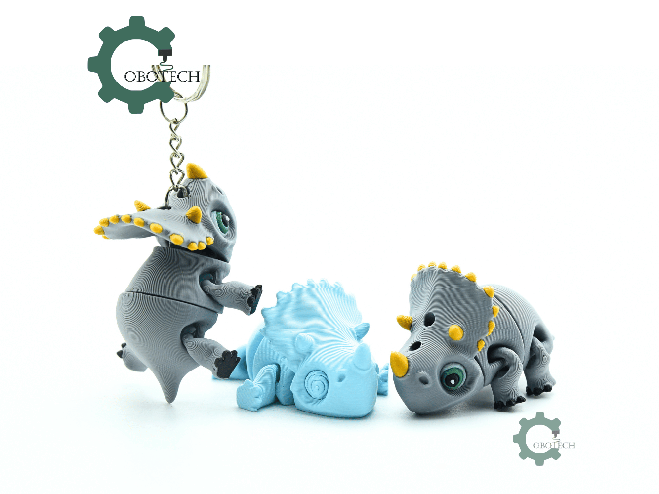 Cobotech-Sleepy Triceratops Articulated Keychain_07.png