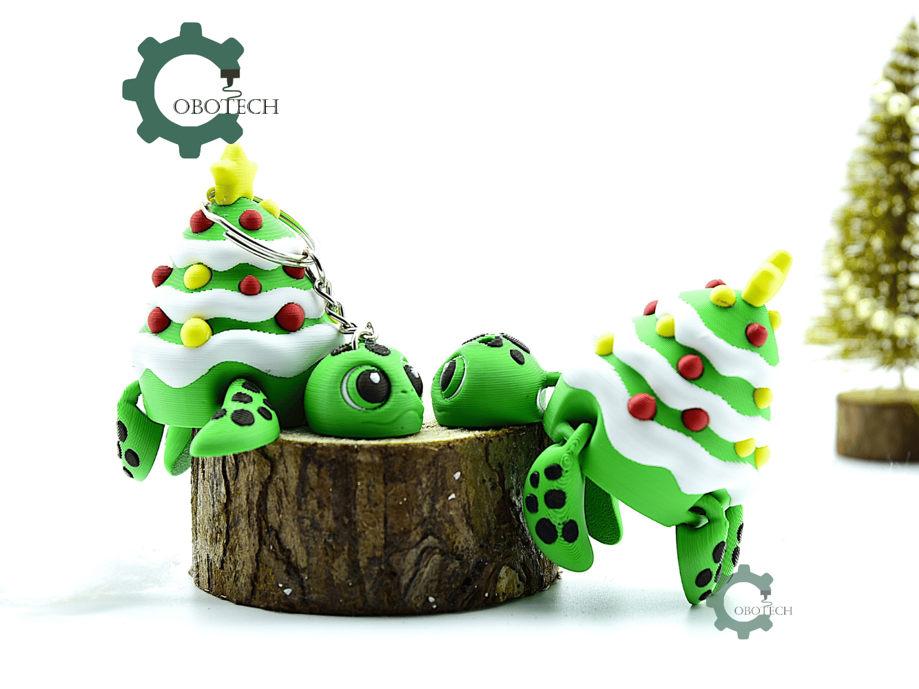 Cobotech-Christmas Turtle Ornament Articulated Keychain_08.png