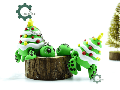 Cobotech-Christmas Turtle Ornament Articulated Keychain_08.png