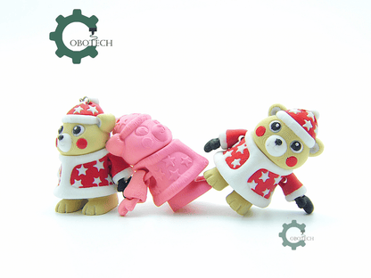 Cobotech-Winter Polar Bear Friend Articulated Keychain_07.png
