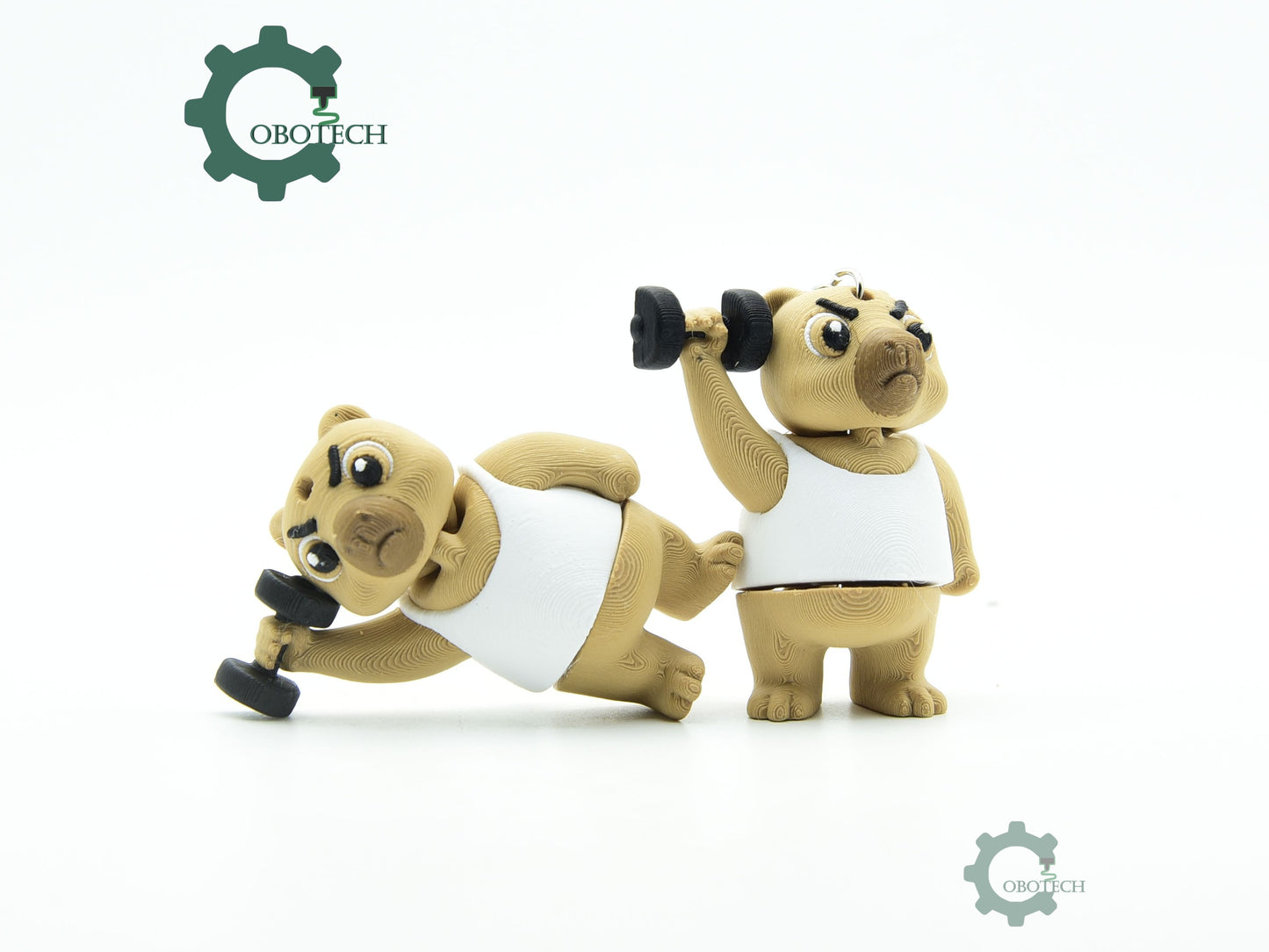 Cobotech-Capybara Gym Buddies Articulated Keychain_07.jpg