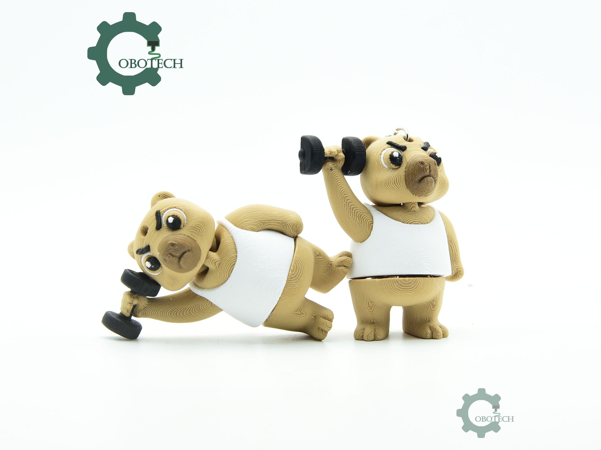 Cobotech-Capybara Gym Buddies Articulated Keychain_07.jpg