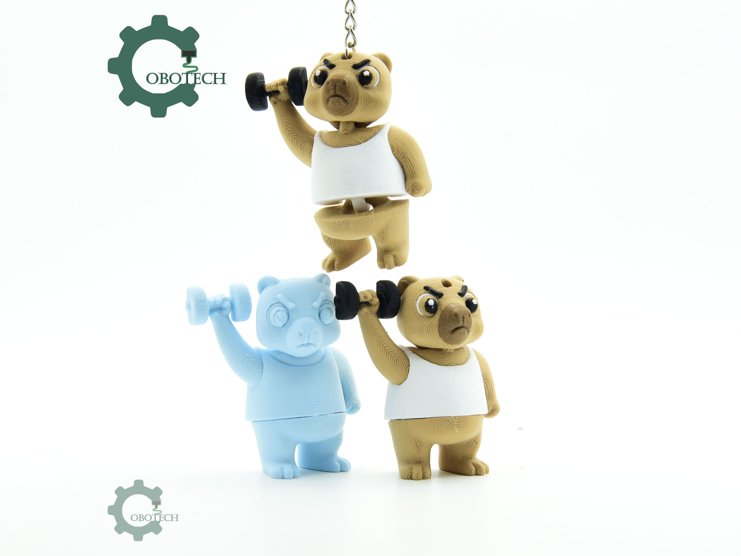 Cobotech-Capybara Gym Buddies Articulated Keychain_06.jpg