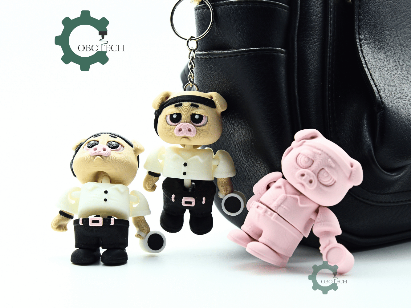 Cobotech-Burnout Pig with Coffee Cup Articulated Keychain_04.png