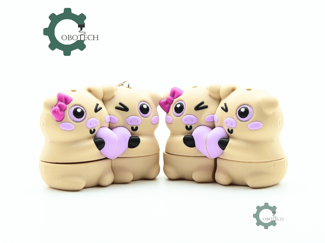 Cobotech-Cute Piggy Couple Magnet Articulated Keychain_09.png