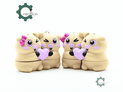 Cobotech-Cute Piggy Couple Magnet Articulated Keychain_09.png